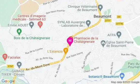 Localisation Dr Arthur Afflatet