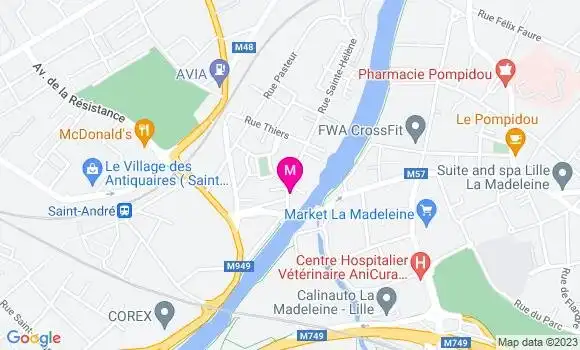 Localisation Dr Florie Lammens