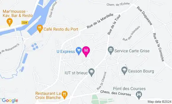 Localisation Dr Marine Bryon