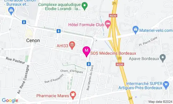Localisation Dr Laurent Vilar Del Peso