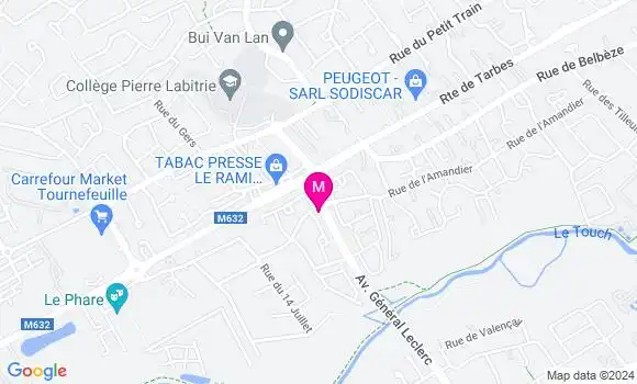 Localisation Dr Pauline Falduto