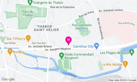 Localisation Dr Anne Sophie Lejeau