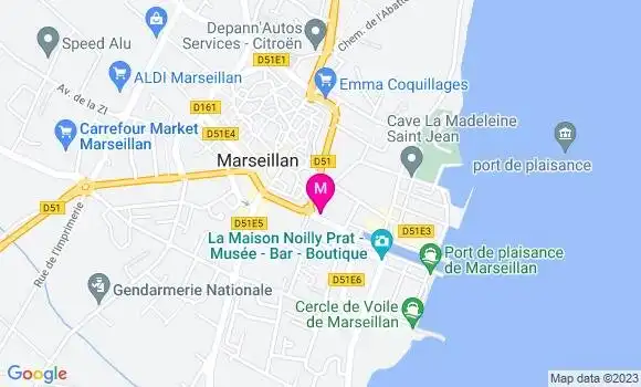 Localisation Dr Marie Cazalas