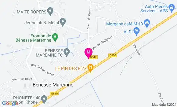 Localisation Dr Laura Dufauret