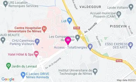 Localisation Dr Gilles Bauduin