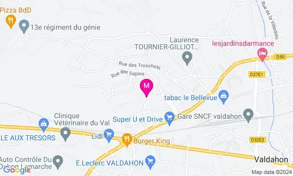 Localisation Dr Maxime Gentet