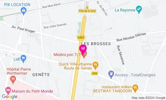Localisation Dr Valentin Echo