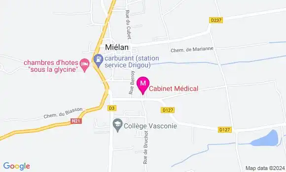 Localisation Dr Marion Roulph