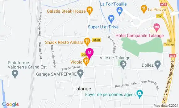 Localisation Dr Camille Lanher