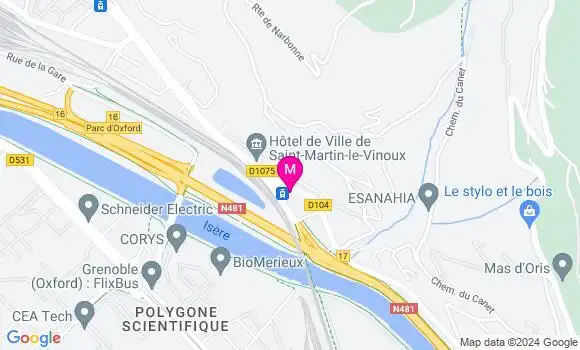 Localisation Dr Charlotte Michon