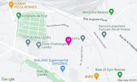 Localisation Dr Nolwenn Decaux Ferre