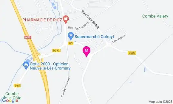 Localisation Dr Quentin Eme