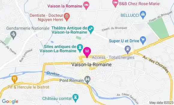 Localisation Dr Martin Chauvin