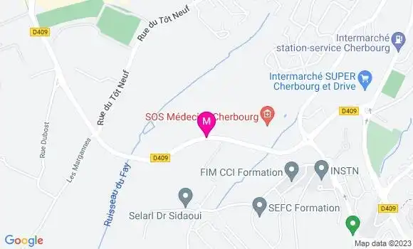 Localisation Dr Frederic Farlin