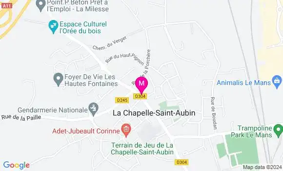 Localisation Dr Benjamin Mazy