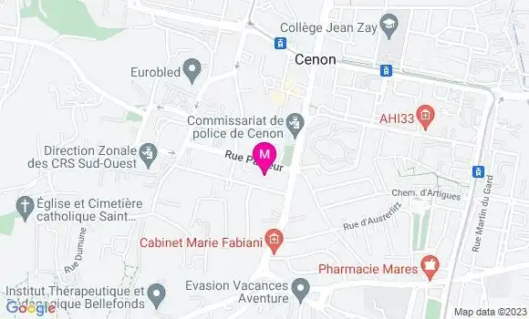 Localisation Dr Alice Bouhet Leonard