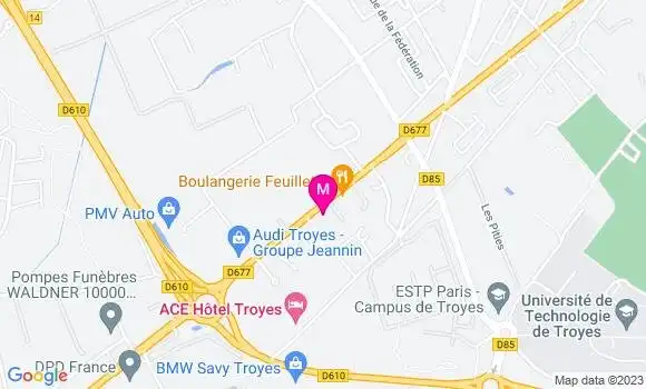 Localisation Dr Guillaume Aubourg