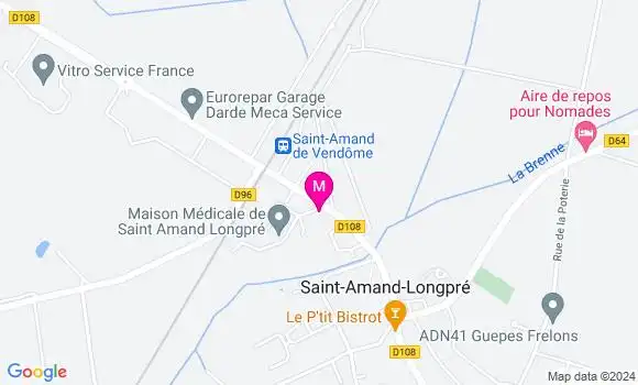 Localisation Dr Baptiste Baland