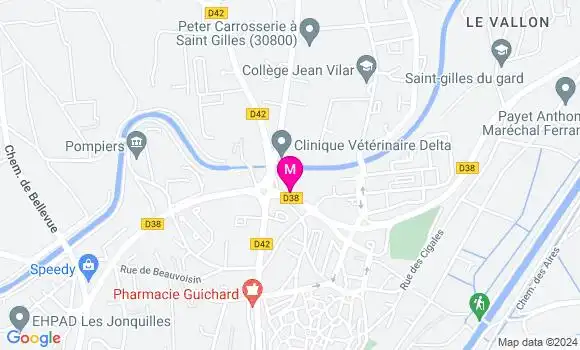 Localisation Dr Daniel Acelais
