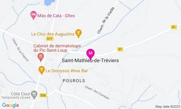 Localisation Dr Justine Munoz