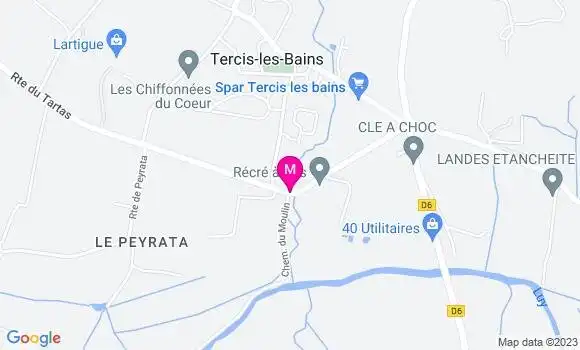 Localisation Dr Fabien Rodrigues