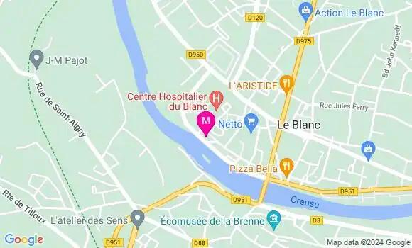 Localisation Dr Julien Dezaunay