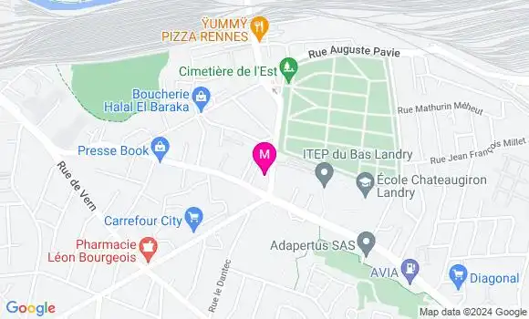 Localisation Dr Marie Caroline Bregand