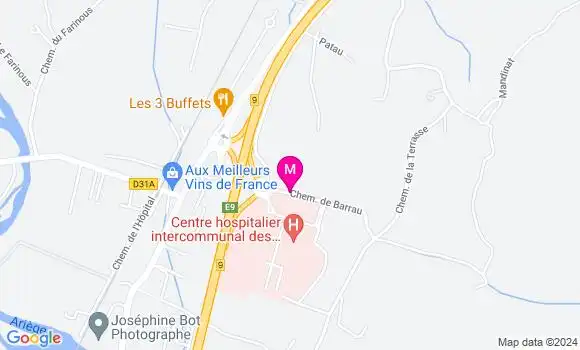 Localisation Dr Claire Bertrand