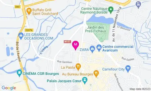 Localisation Dr Esther Chouraqui