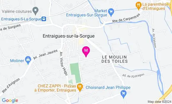Localisation Dr Benoit Calvetti