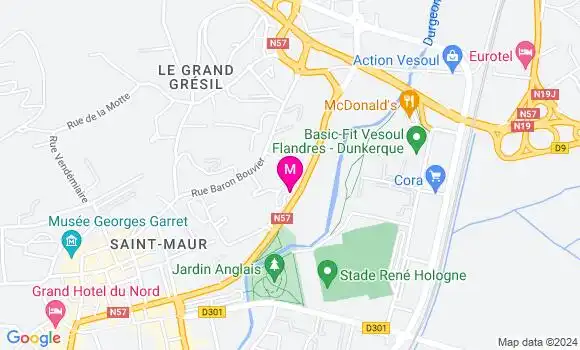 Localisation Dr Caroline Juy