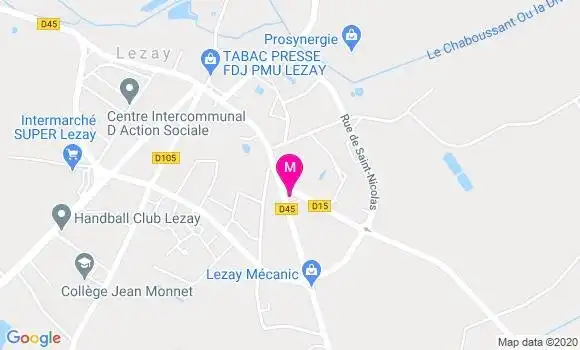 Localisation Dr Murielle Petit Clert