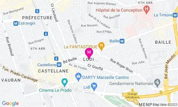 Localisation Dr Charlotte Laplane