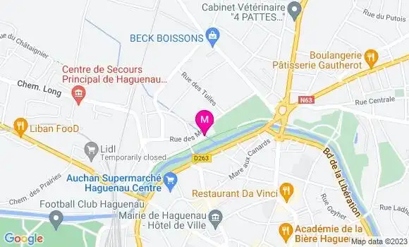 Localisation Dr Marc Philippe Schmitt