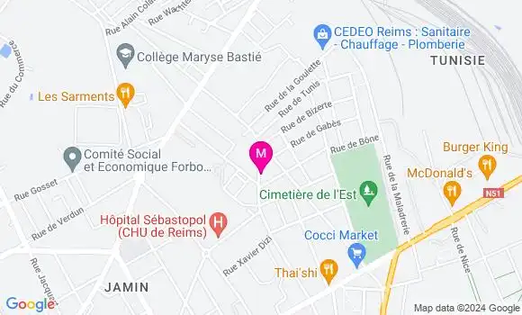 Localisation Dr Camille Pollet