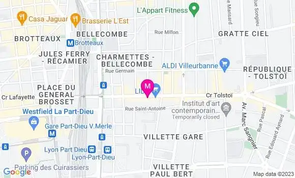 Localisation Dr Géraud Lanfranc de Panthou