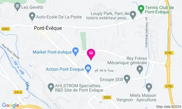Localisation Dr Nicolas Mainaud