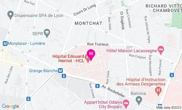 Localisation Dr Jean Damien Antoine