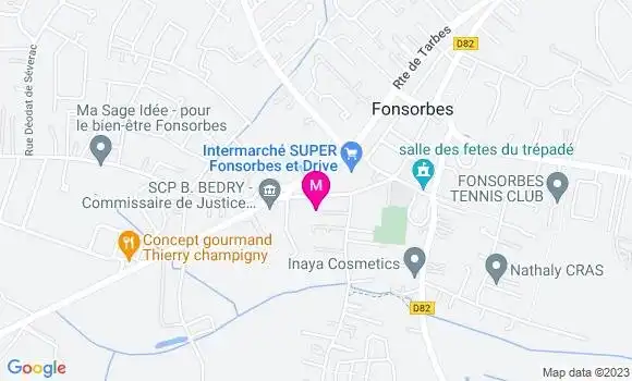 Localisation Dr Carole Fourcade