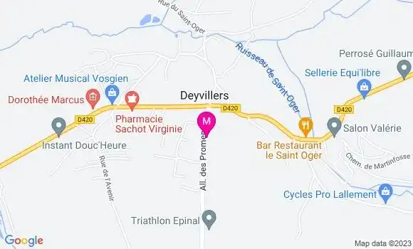 Localisation Dr Jean Christophe Lahalle
