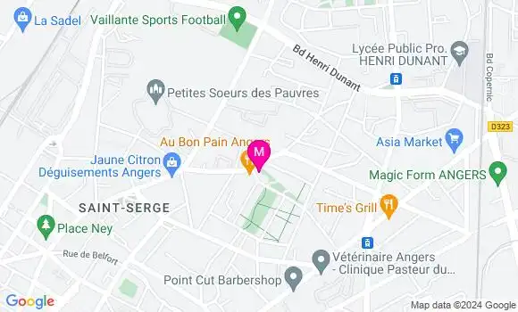 Localisation Dr Pauline Sergent