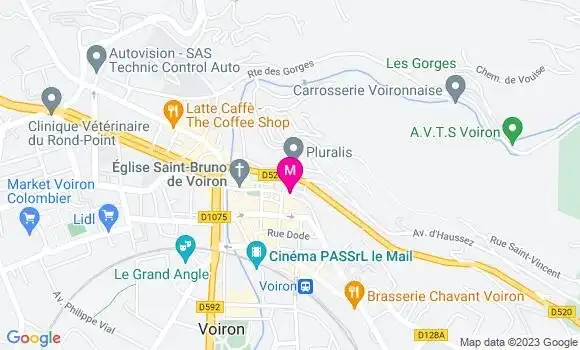 Localisation Dr Violette Bourderionnet