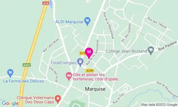 Localisation Dr Marie Bernstein Bouttens