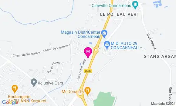 Localisation Dr François Gouzien