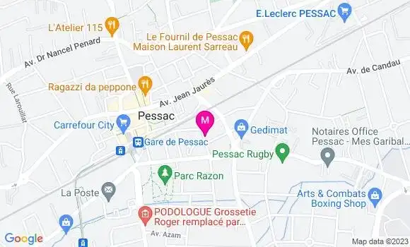 Localisation Dr Magali Cabau