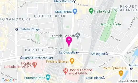 Localisation Dr Raymond Delord