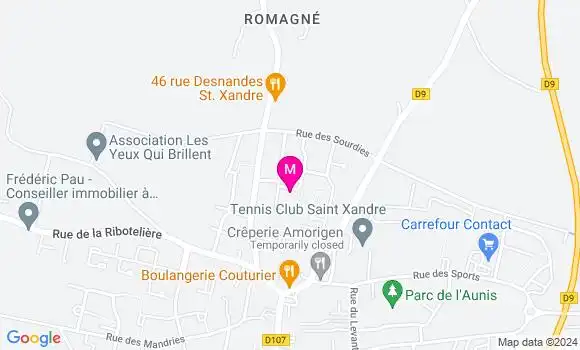 Localisation Dr Margaux Pauly