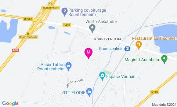 Localisation Dr Elina Jehin