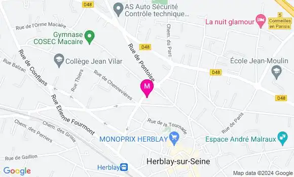 Localisation Dr Camille Gautherot