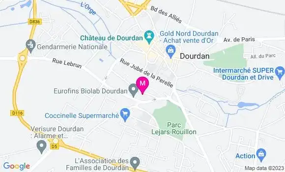 Localisation Dr Damien Boudon